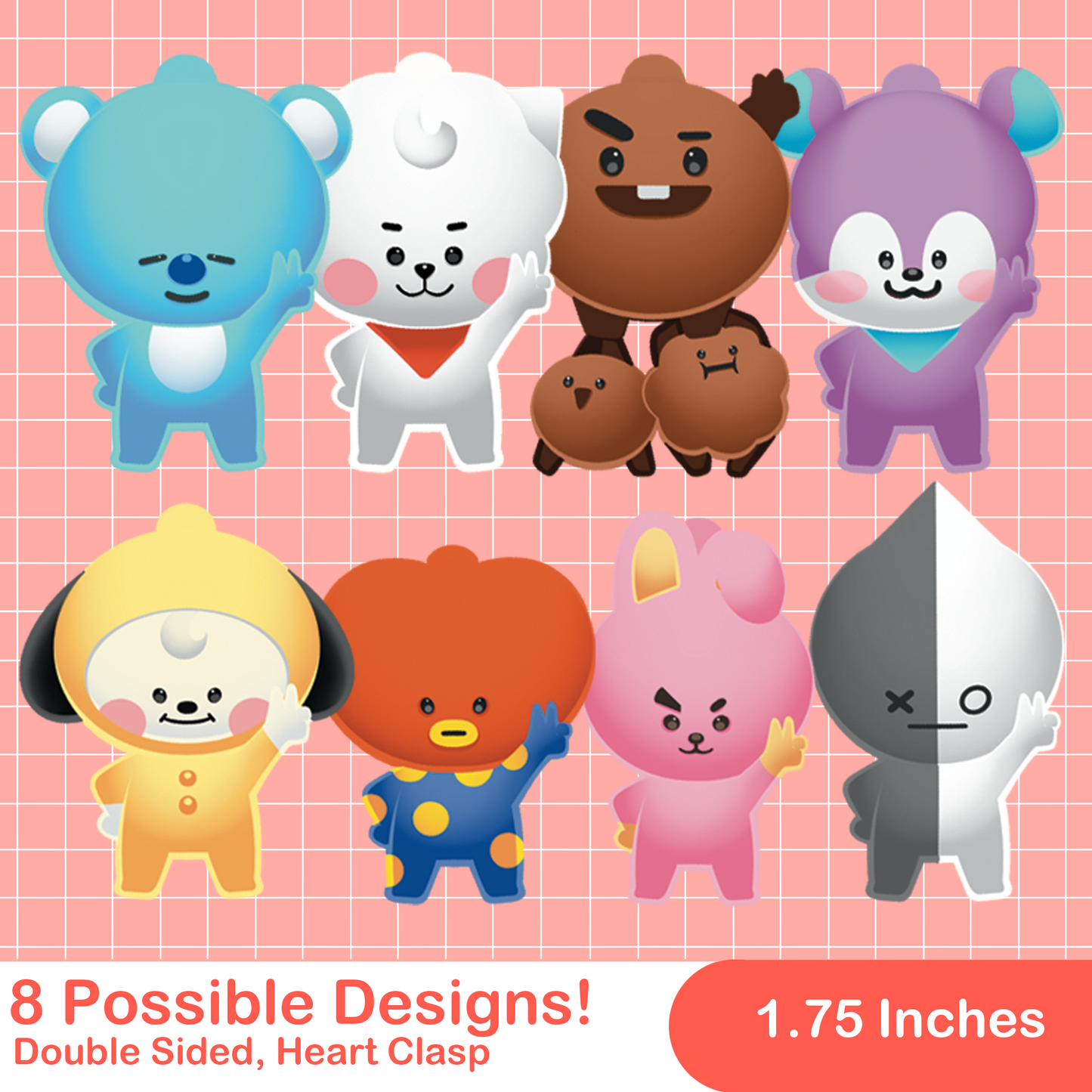 BT21 Acrylic Keychain Blindbag