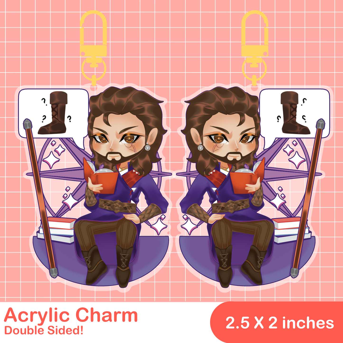 Gale Acrylic Charm
