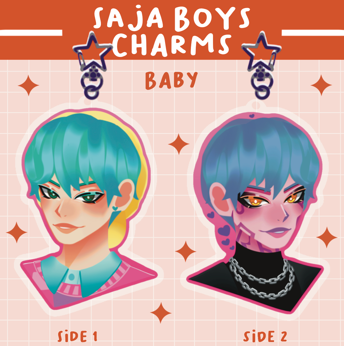 KPDH: Saja Boys Acrylic Keychains