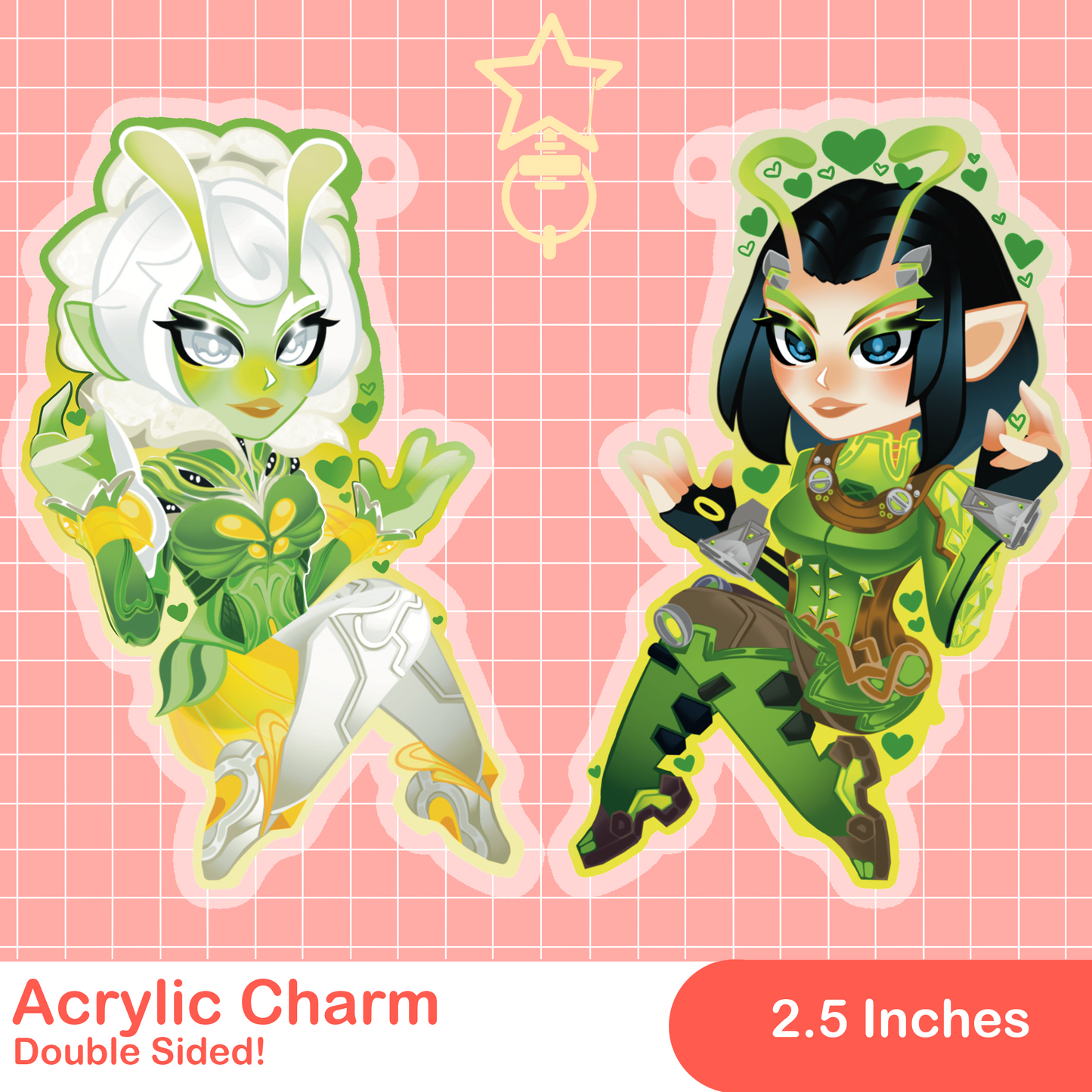 Marvel Rivals Mantis Acrylic Charm