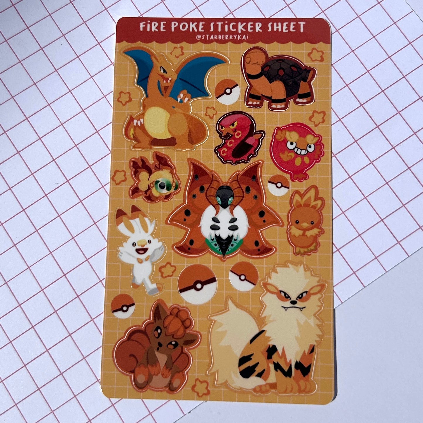 Pokemon Sticker Sheets