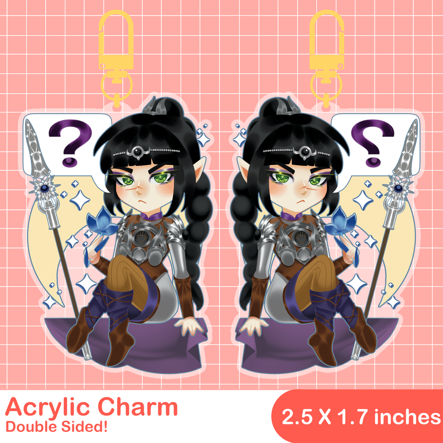 BG3 Shadowheart Acrylic Keychain