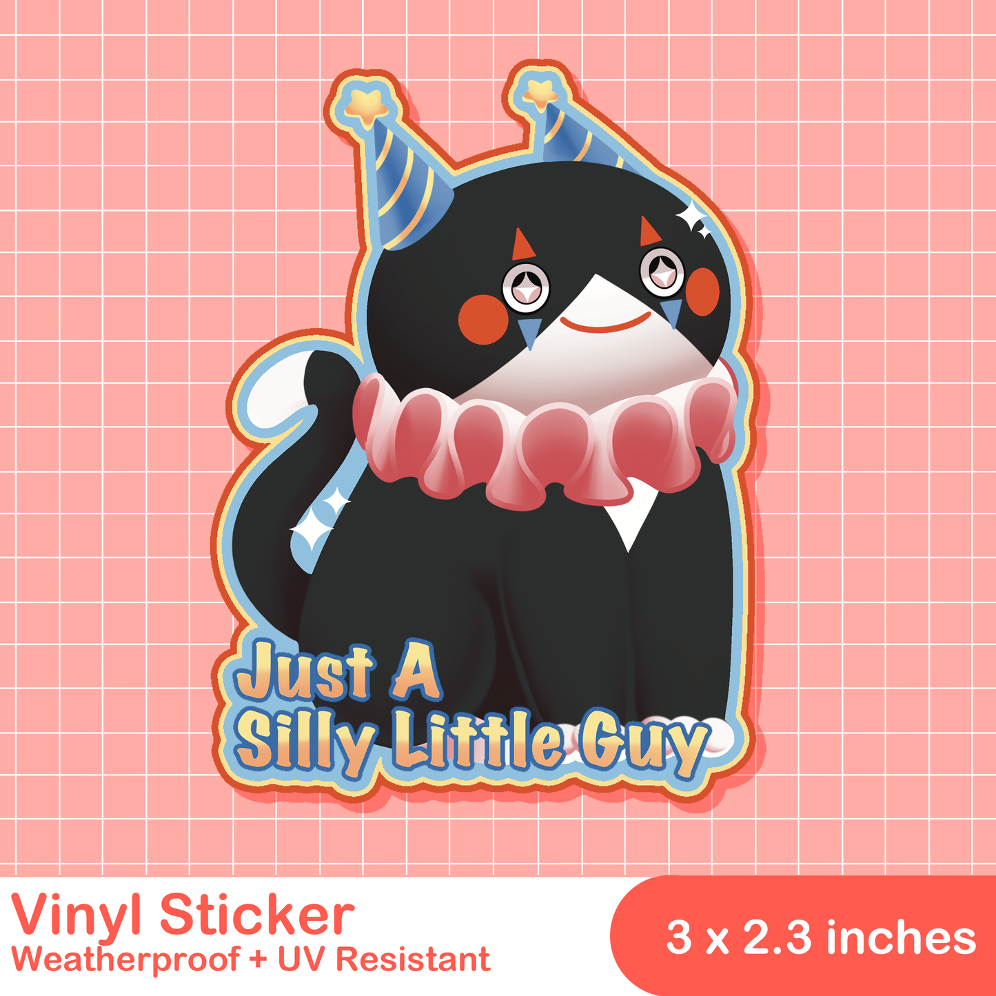 Just A Silly Little Guy Sticker