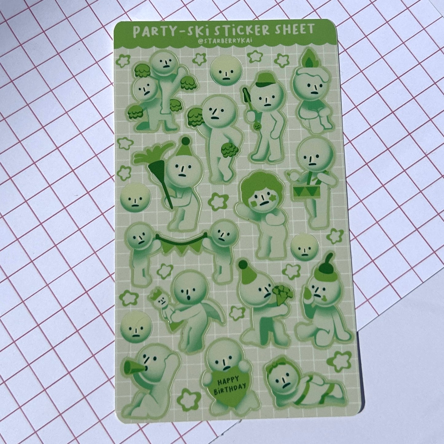 Smiski Sticker Sheets