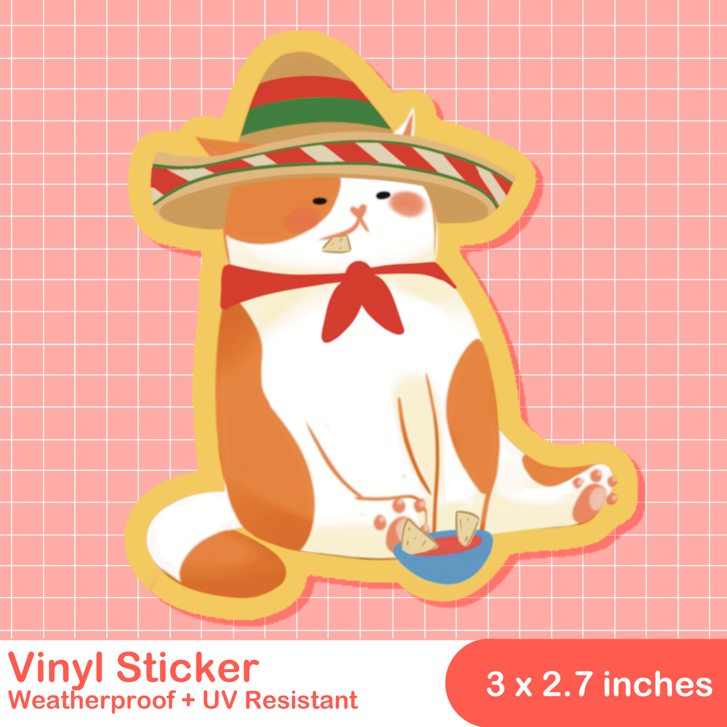 Taco Cat Sticker