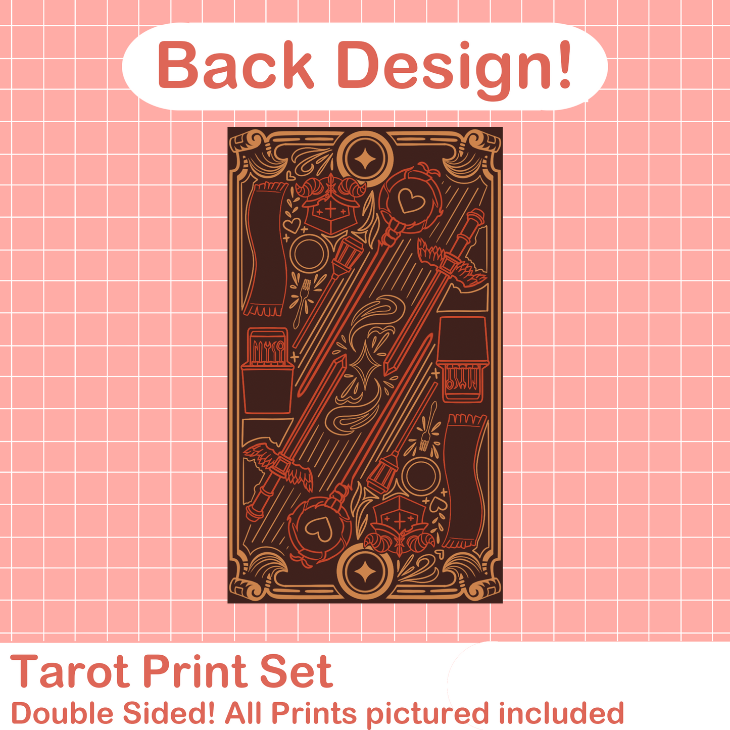 Tarot Print Set: Dungeon Meshi Inspired