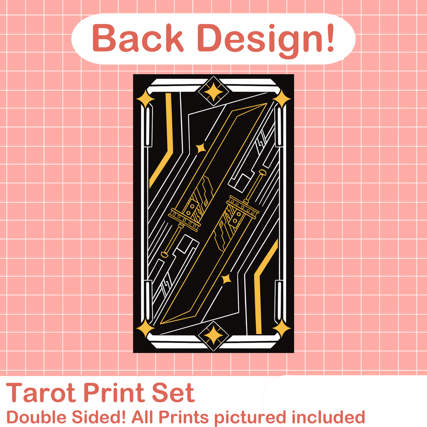 Tarot Print Set: Final Fantasy VII Inspired