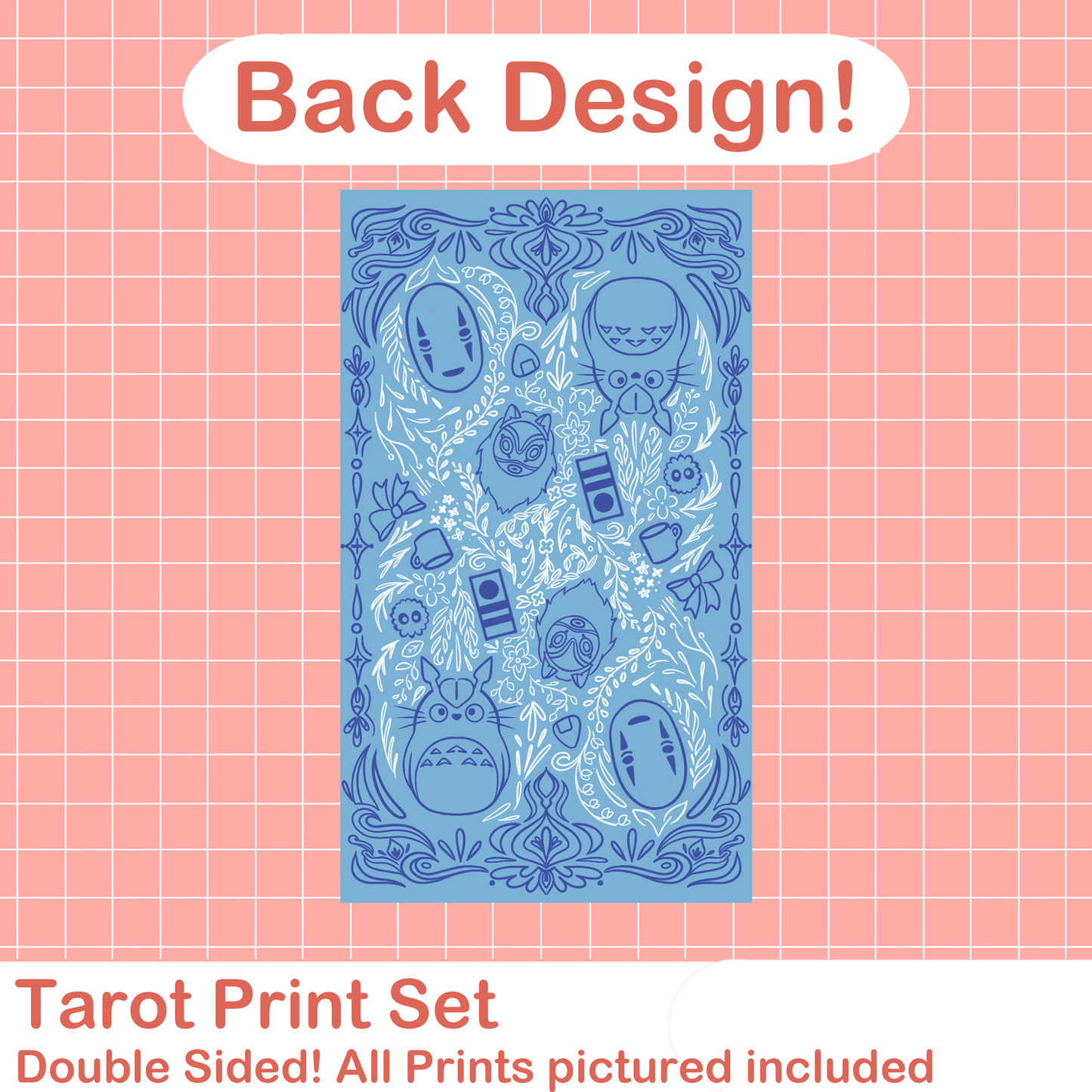 Tarot Print Set: Studio Ghibli Inspired