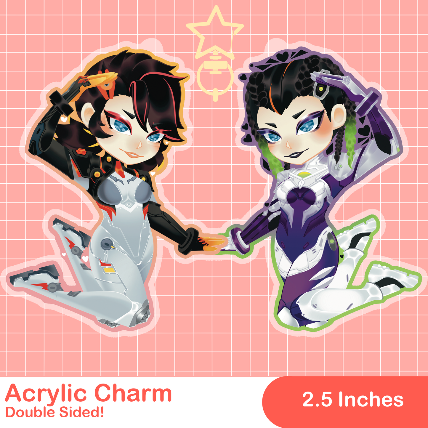 Marvel Rivals Peni Parker Acrylic Keychain