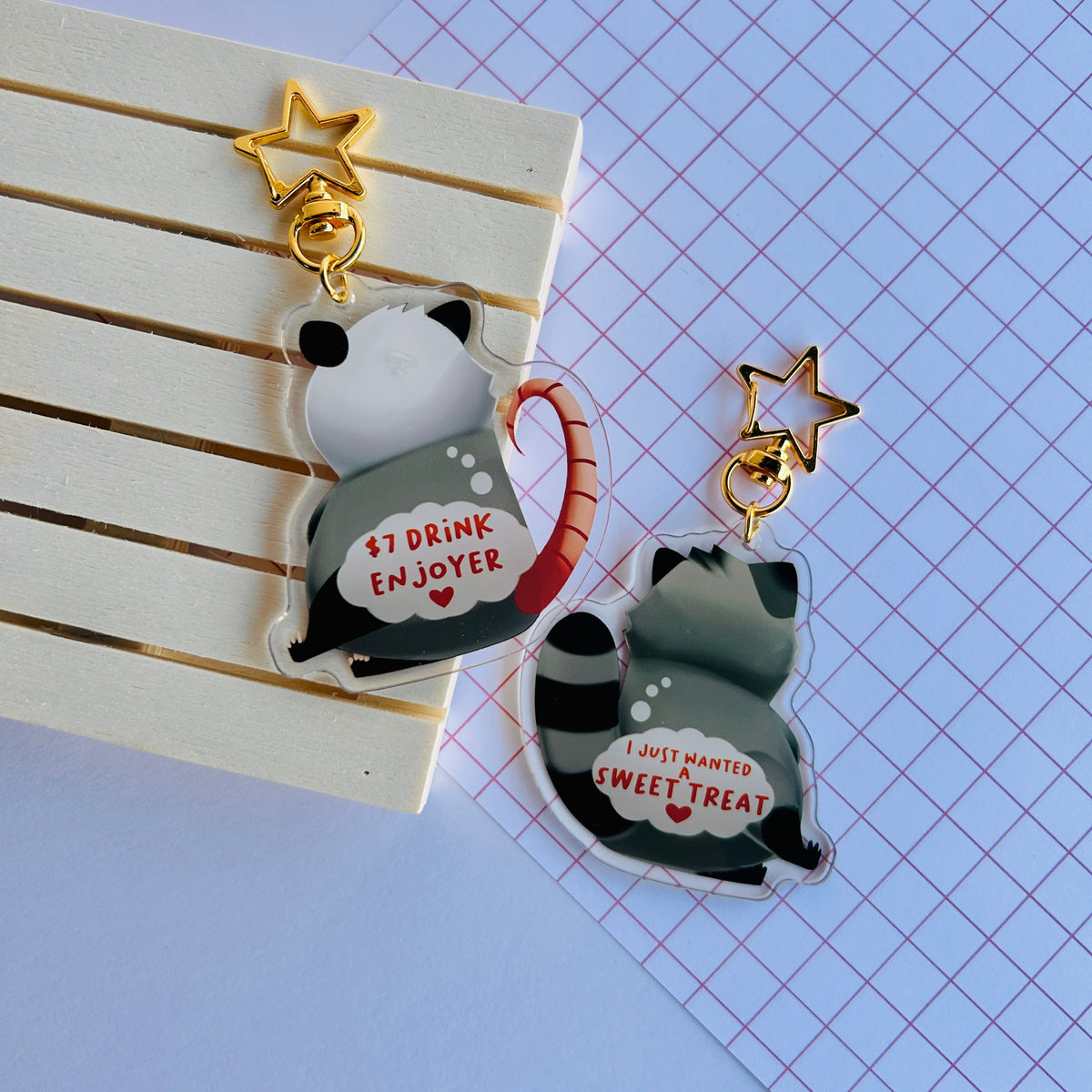 Trash Buddies Keychains