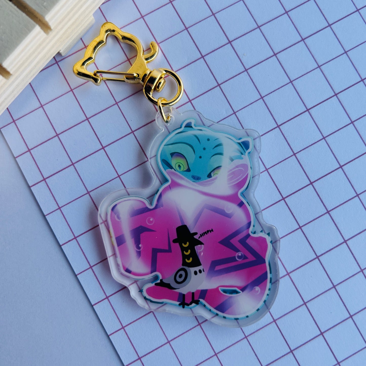 KPDH: Derpy Tiger Keychain