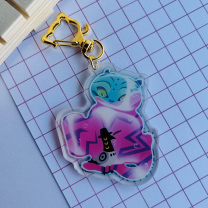 KPDH: Derpy Tiger Keychain
