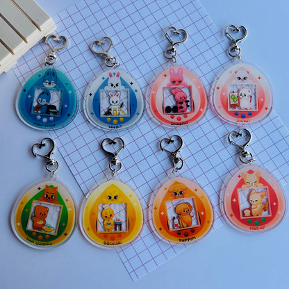 SKZOO Tamagotchi Acrylic Keychain
