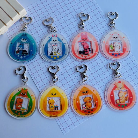 SKZOO Tamagotchi Acrylic Keychain