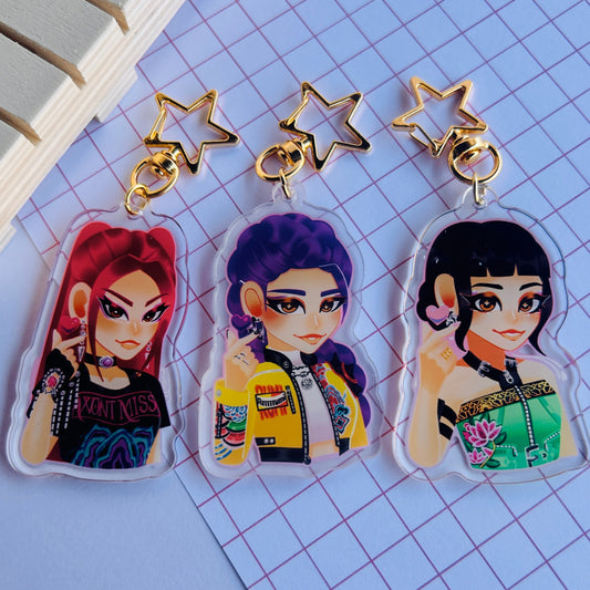 KPDH: HUNTR/X Acrylic Keychains