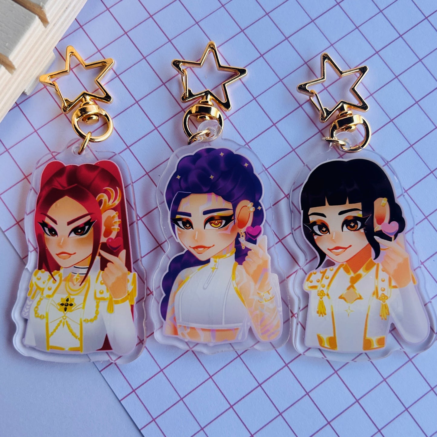 KPDH: HUNTR/X Acrylic Keychains