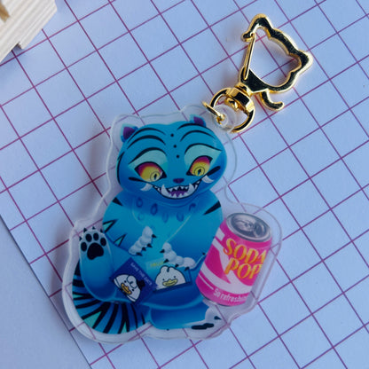 KPDH: Derpy Tiger Keychain
