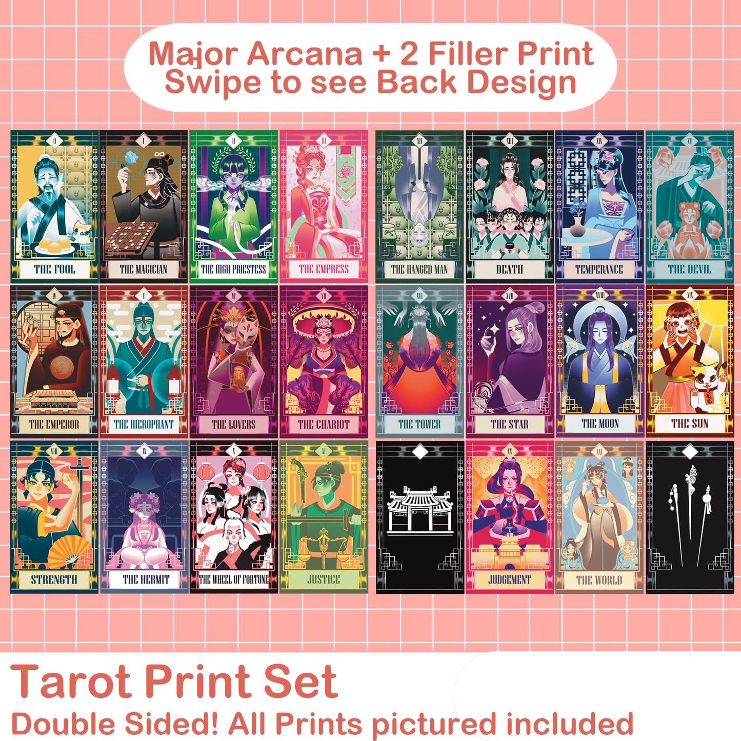 Tarot Print Set: Apothecary Diaries Inspired