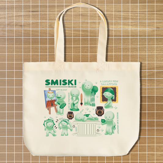 Smiski Art Lover Tote