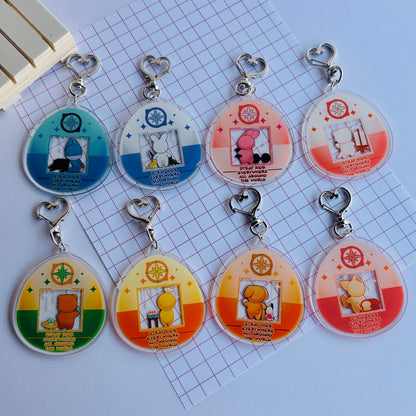 SKZOO Tamagotchi Acrylic Keychain