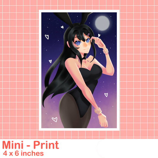 Bunny Girl Senpai Mini Print