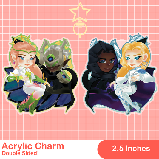 Marvel Rivals Cloak and Dagger Acrylic Charm