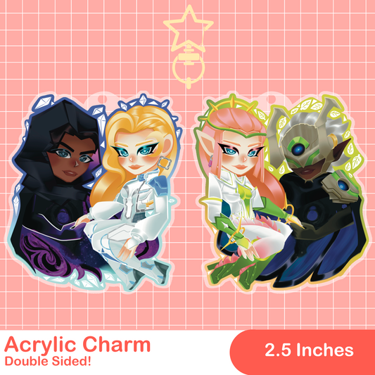 Marvel Rivals Cloak and Dagger Acrylic Charm