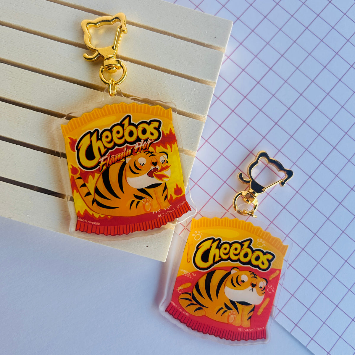 Cheebos Acrylic Keychains