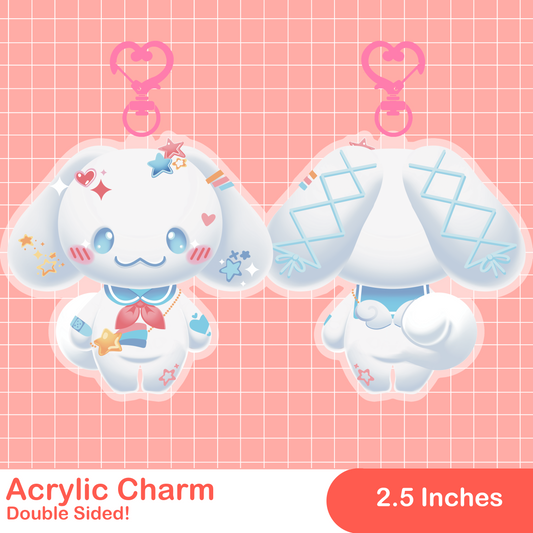 Sanrio Decora Acrylic Charm: Cinnamoroll