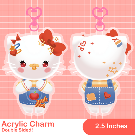 Sanrio Decora Acrylic Charm: Hello Kitty