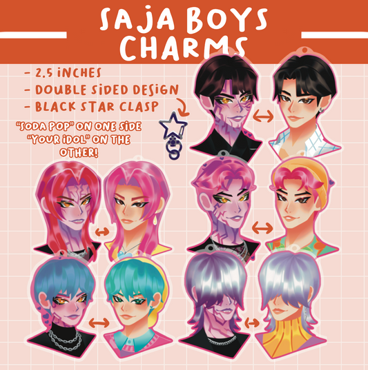 KPDH: Saja Boys Acrylic Keychains