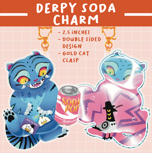 Derpy Tiger Charm