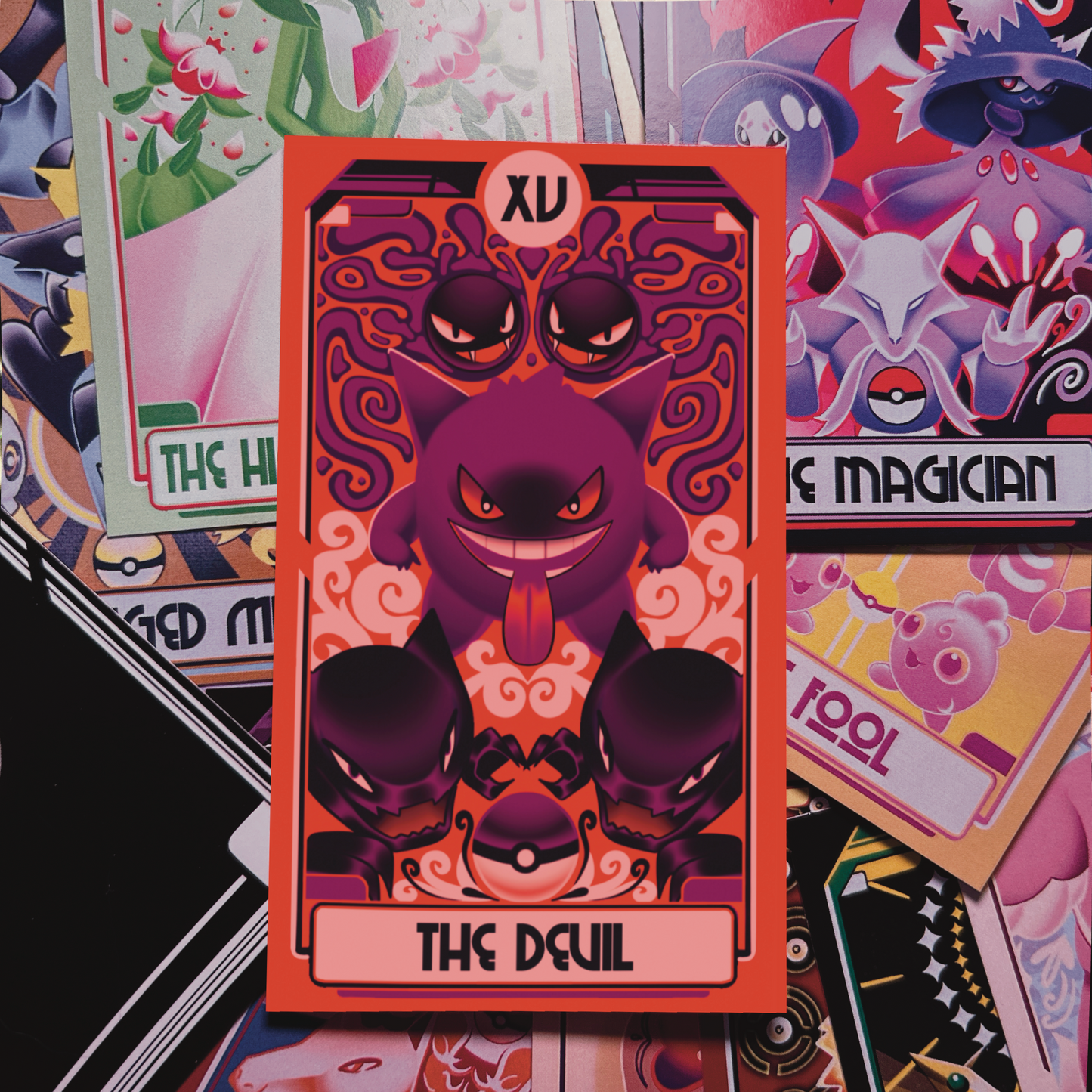 Tarot Print Set: Pokemon Inspired