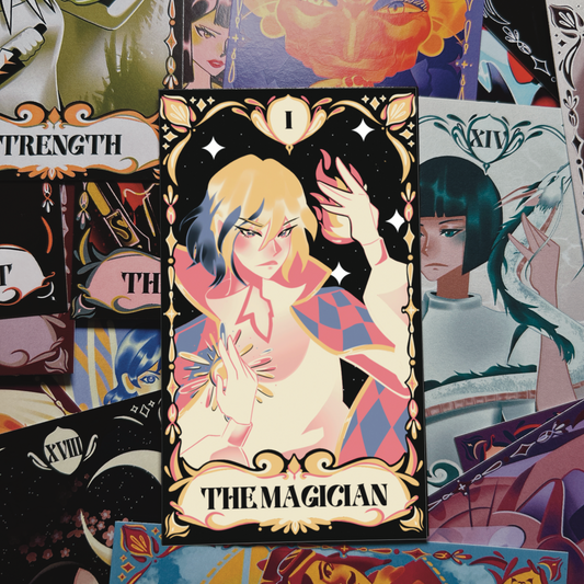 Tarot Print Set: Studio Ghibli Inspired