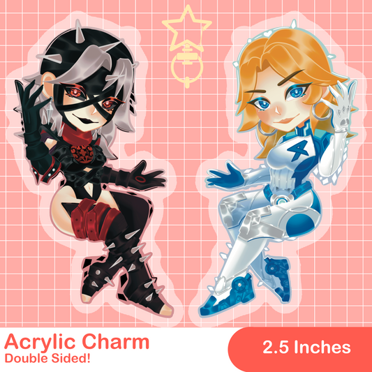 Marvel Rivals Invisible Woman Acrylic Charm