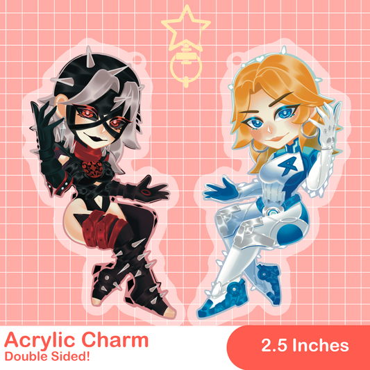 Marvel Rivals Invisible Woman Acrylic Charm