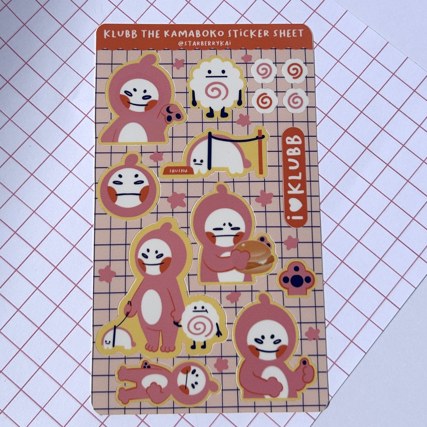 Klubb Sticker Sheet