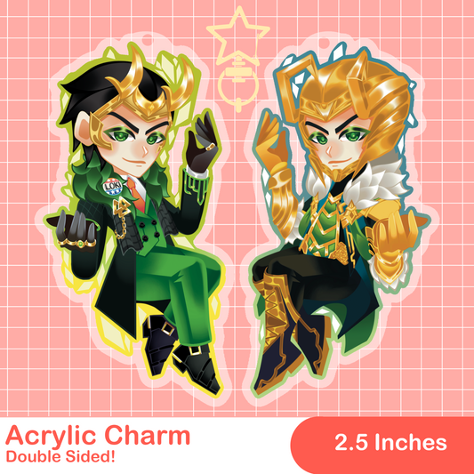 Marvel Rivals Loki Acrylic Charm