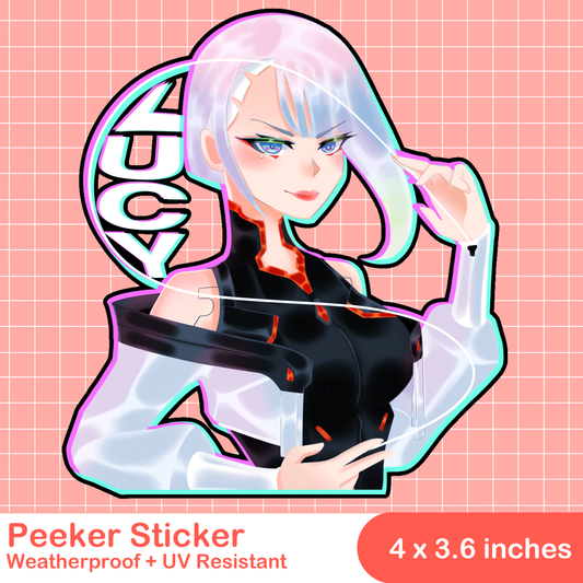 Lucy Peeker Sticker