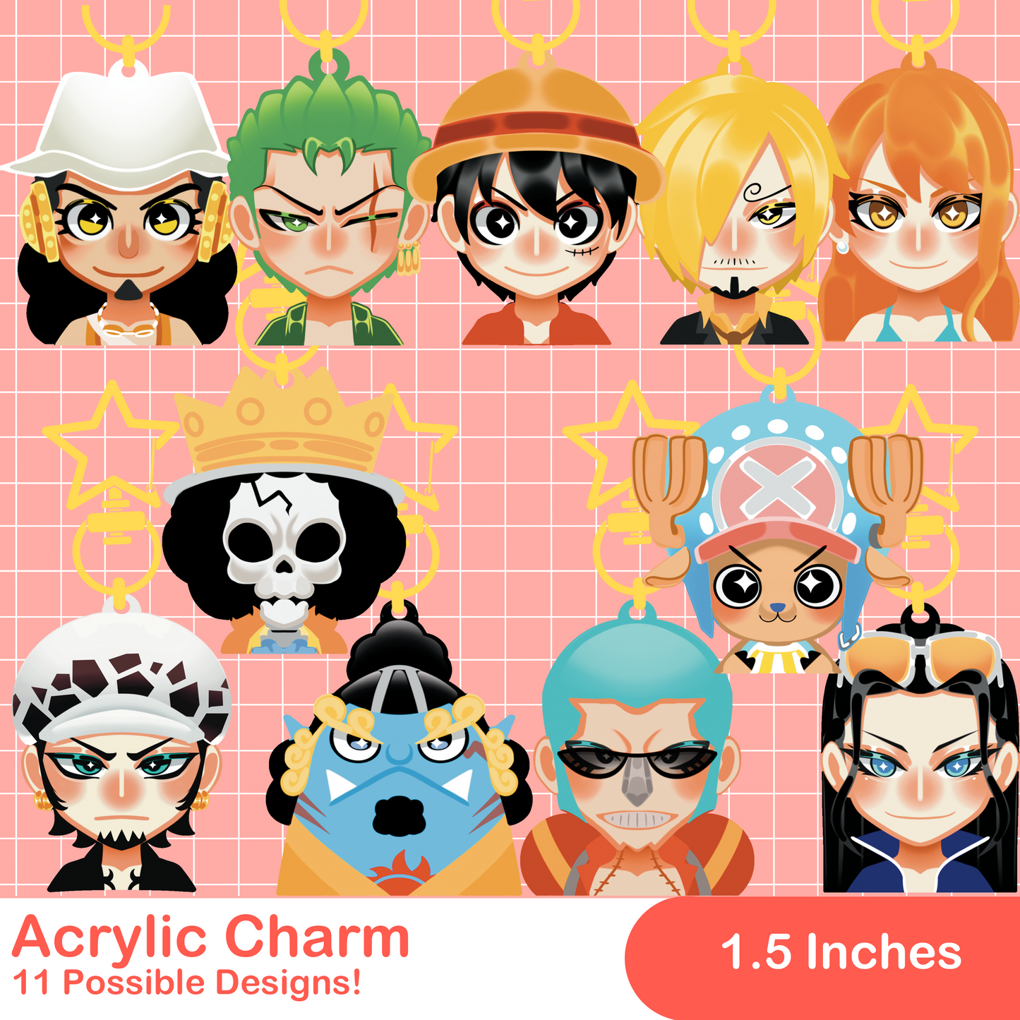 ONE PIECE Acrylic Keychain Blindbag