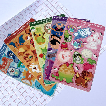 Pokemon Sticker Sheets