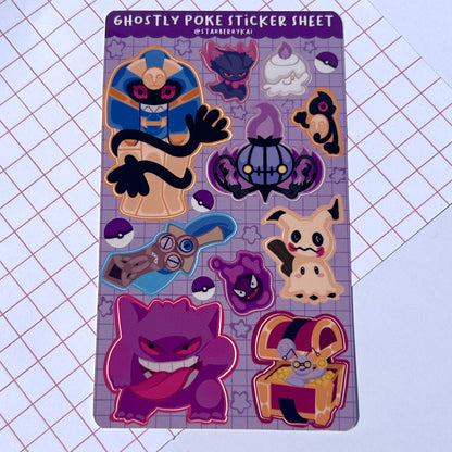 Pokemon Sticker Sheets