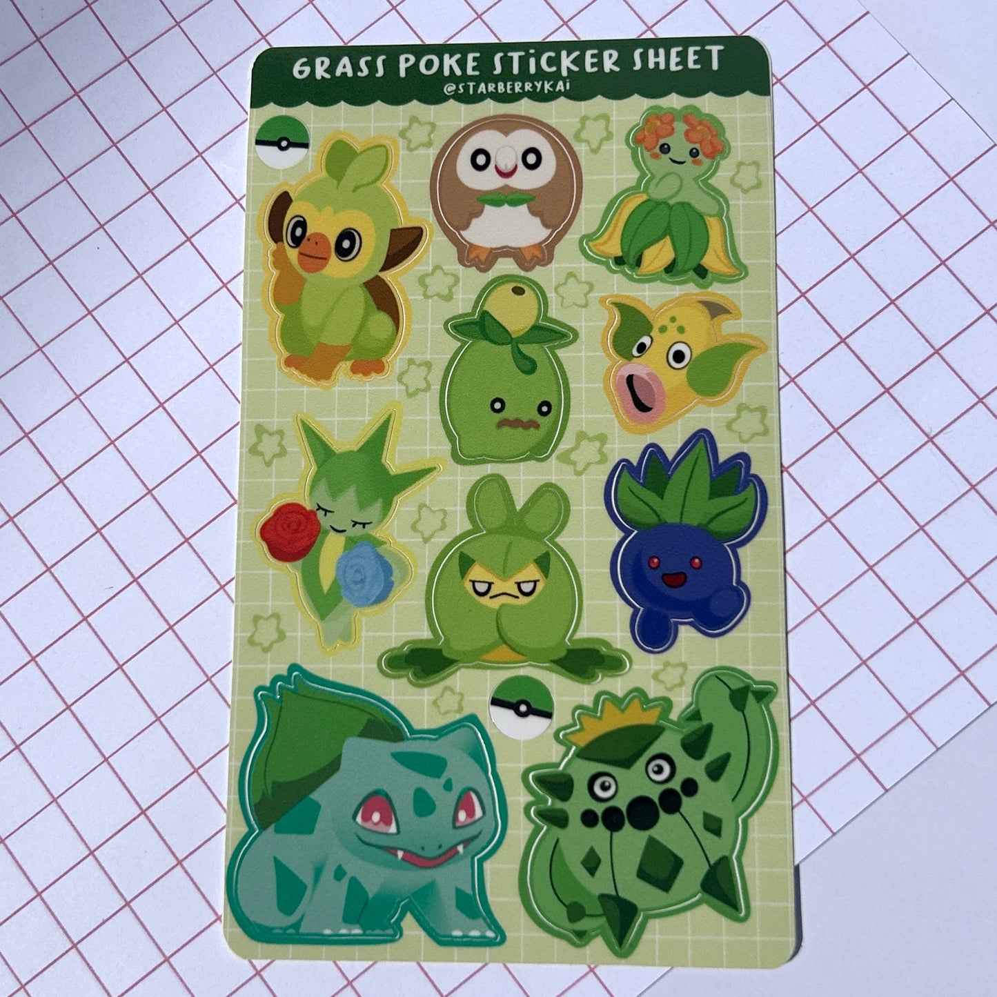 Pokemon Sticker Sheets