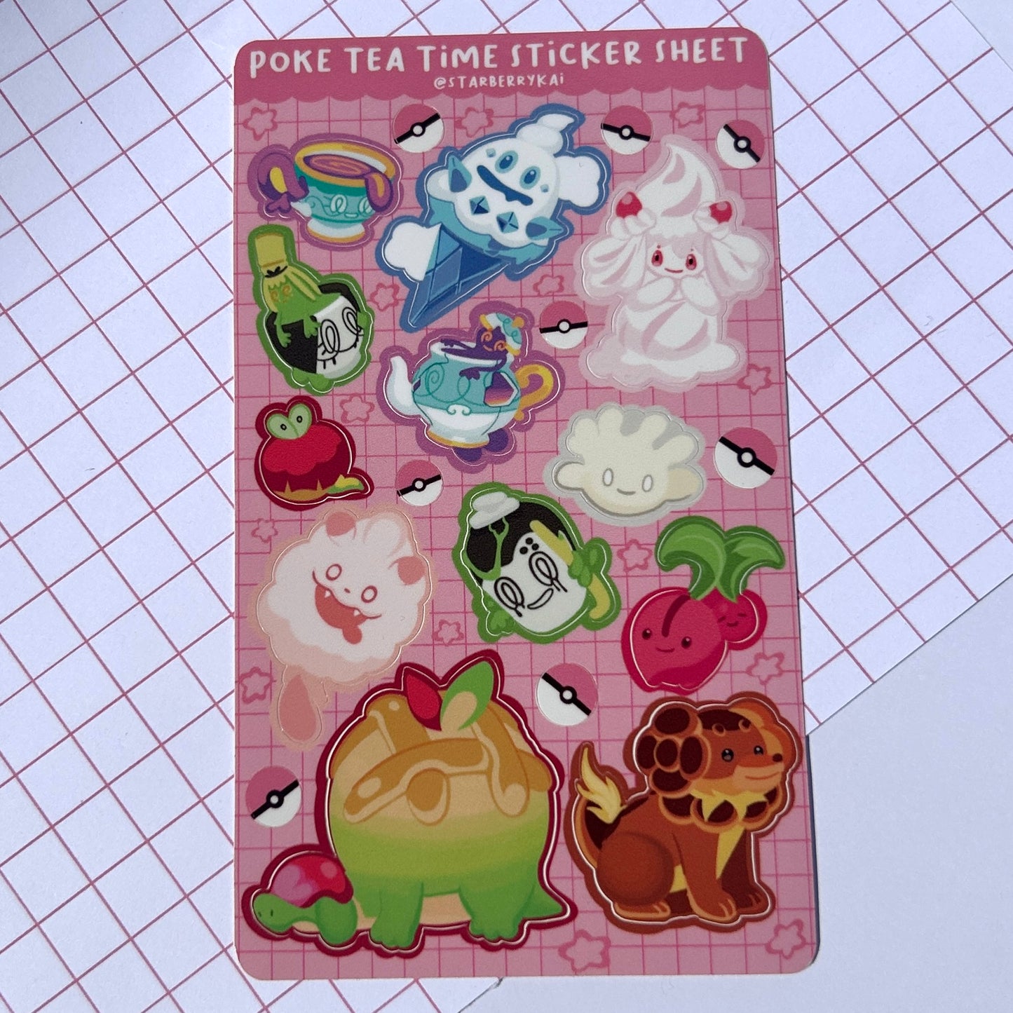 Pokemon Sticker Sheets