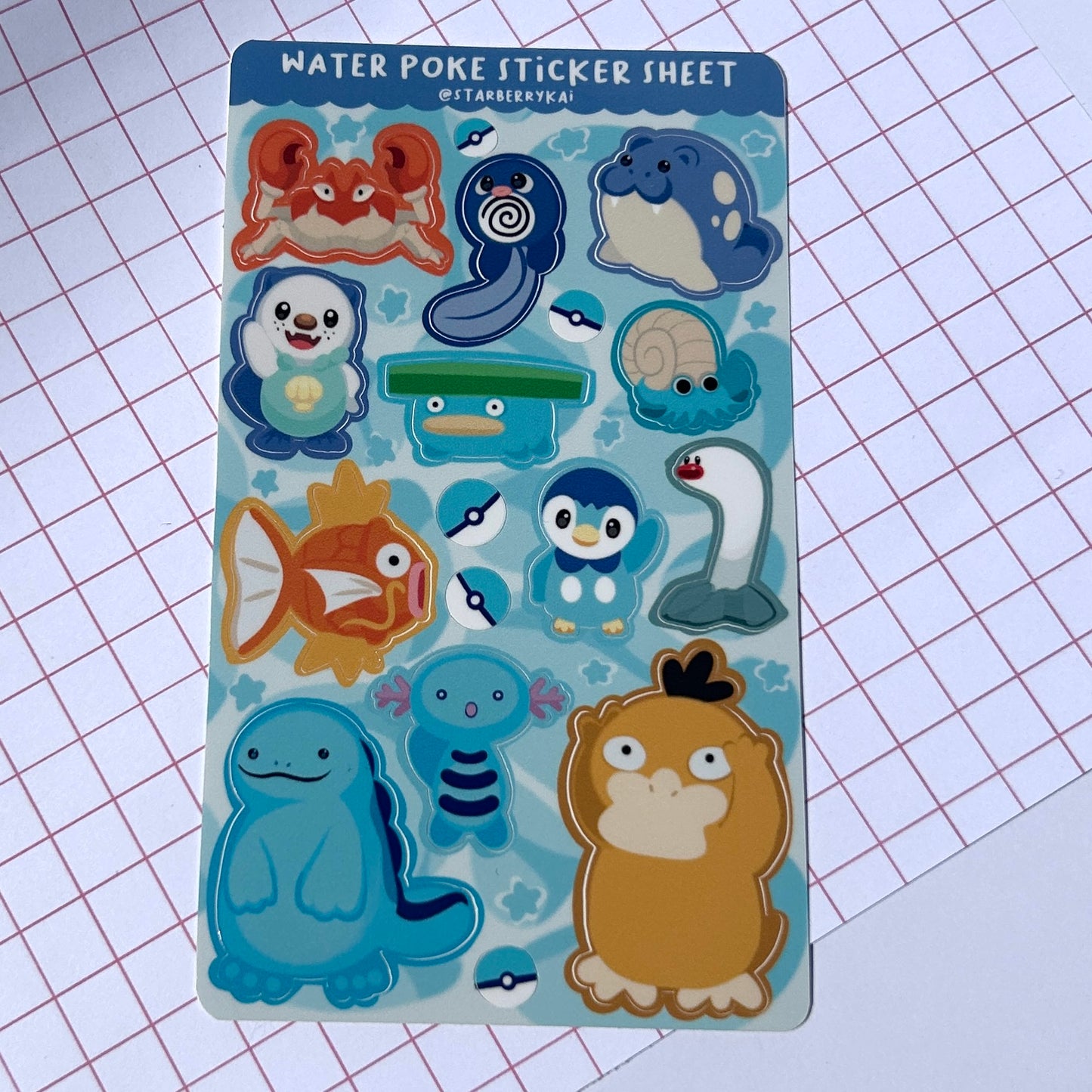 Pokemon Sticker Sheets