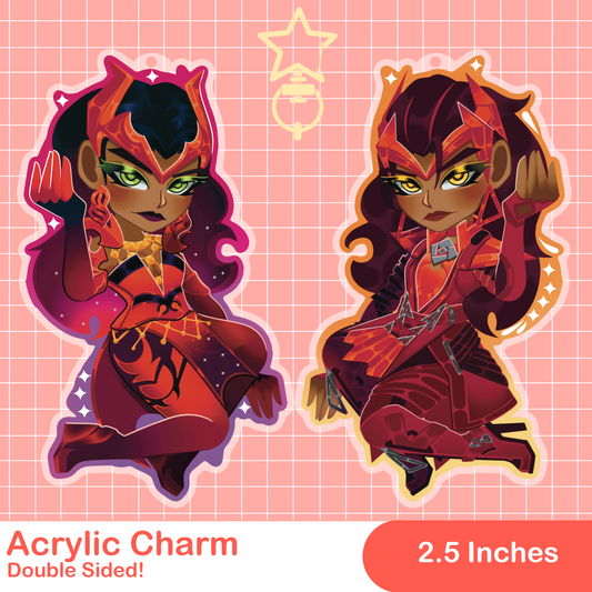Marvel Rivals Scarlet Witch Acrylic Charm