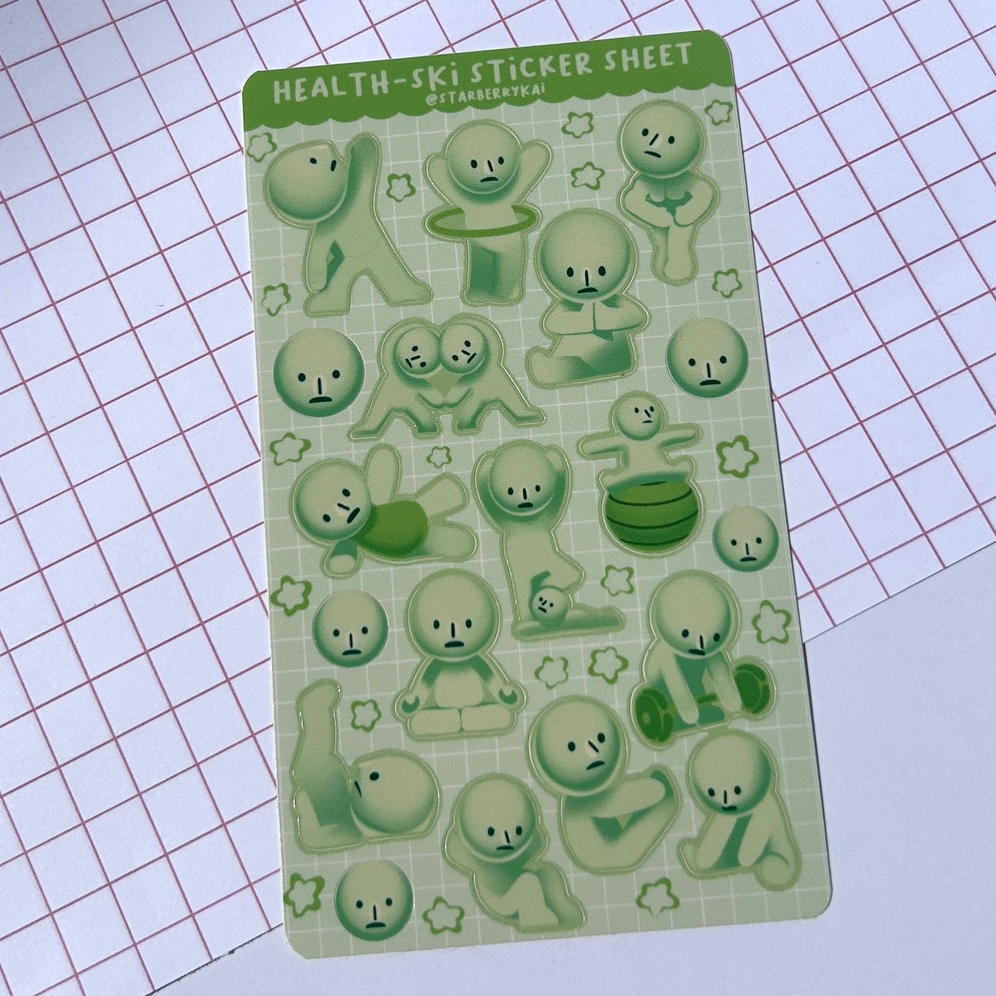 Smiski Sticker Sheets