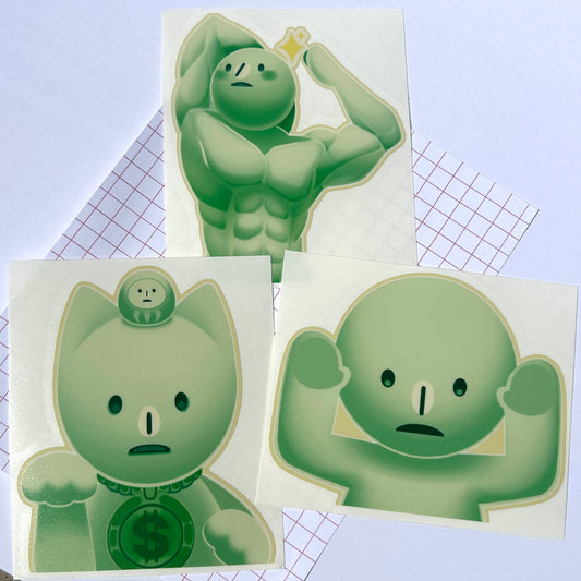 Smiski Car Decals