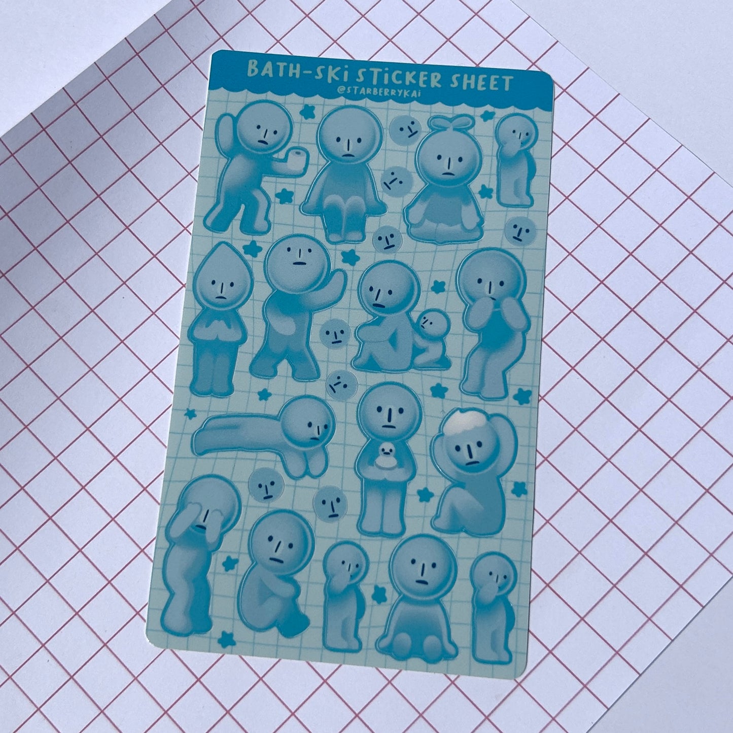 Smiski Sticker Sheets