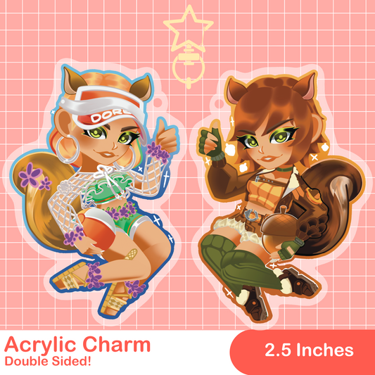 Marvel Rivals Squirrel Girl Acrylic Charm